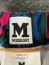 M Missoni 100% Polyester Print Multi Color Black Active Pants Size 14 - photo 4