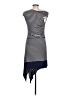 Max Studio Stripes Gray Casual Dress Size L - photo 2
