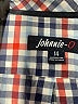 Johnnie-O 100% Cotton Checkered-gingham Tan Long Sleeve Button-Down Shirt Size 14 - photo 3