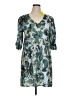 Unbranded Print Gray Casual Dress Size XL - photo 1