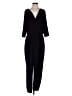Charming Charlie Solid Black Jumpsuit Size M - photo 1