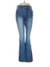 Time and Tru Hearts Blue Jeans Size 8 - photo 1