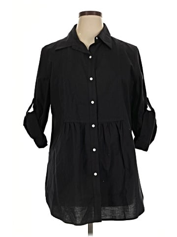 Travelsmith 3/4 Sleeve Button-Down Shirt (view 1)