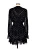 Lime 100% Polyester Polka Dots Black Cocktail Dress Size M - photo 2