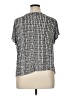 Jennifer Lopez Tweed Gray Short Sleeve Henley Size XL - photo 2