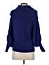 Express Design Studio Blue Turtleneck Sweater Size S - photo 2