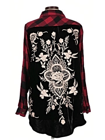 Kyla Seo Long Sleeve Button-Down Shirt (view 2)