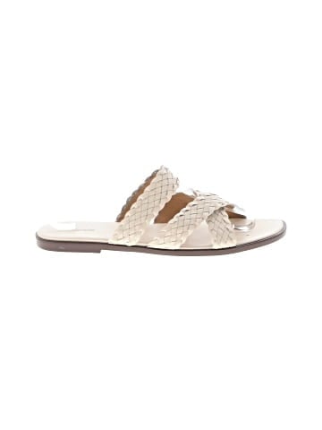 Madewell The Mena Slide Sandal in Woven Leather (view 1)