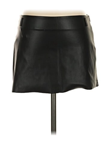 MNG Faux Leather Skirt (view 1)