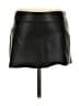 MNG 100% Polyester Solid Black Faux Leather Skirt Size XS - photo 1