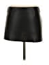 MNG 100% Polyester Solid Black Faux Leather Skirt Size XS - photo 2