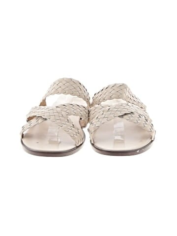 Madewell The Mena Slide Sandal in Woven Leather (view 2)