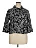 Notations Print Black Blazer Size XL - photo 1