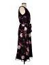 DKNY 100% Polyester Floral Black Cocktail Dress Size 2 - photo 4