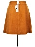 Joie 100% Leather Orange Leather Skirt Size 10 - photo 2