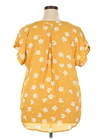 Simply Vera Vera Wang Short Sleeve Blouse (view 2)