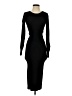 Pieces Solid Black Cocktail Dress Size S - photo 1