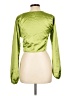 Forever 21 Green Long Sleeve Blouse Size L - photo 2