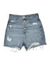 Zara Blue Denim Shorts Size 4 - photo 1
