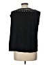 Ann Taylor LOFT Black Sleeveless Blouse Size L - photo 2