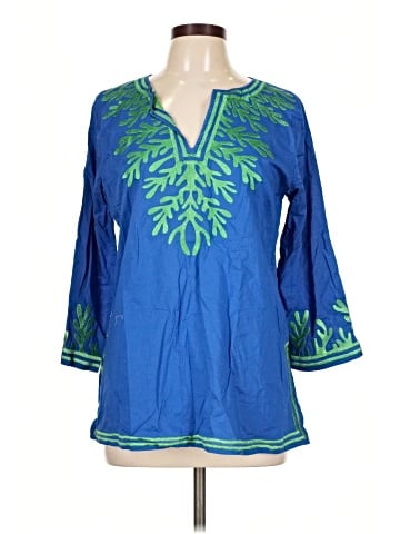 Gretchen Scott Designs 3/4 Sleeve Blouse (view 1)