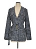 MICHAEL Michael Kors 100% Polyester Tweed Blue Blazer Size 4 - photo 1