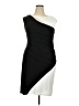 Rekucci Color Block Black Cocktail Dress Size 18 - photo 1
