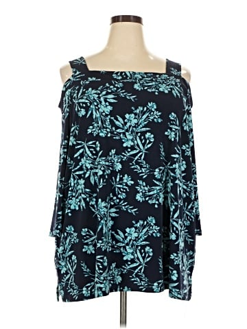 Woman Within 3/4 Sleeve Top (view 1)