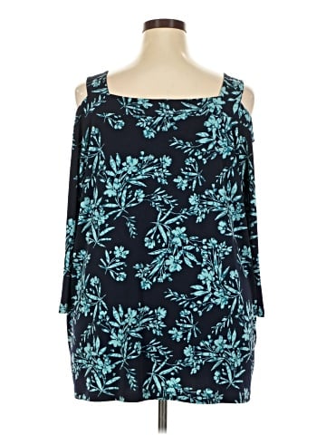 Woman Within 3/4 Sleeve Top (view 2)