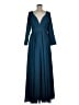 Assorted Brands 100% Polyester Teal Cocktail Dress Size M (estimated) - photo 1