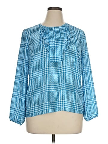 J.Crew Factory Store Long Sleeve Blouse (view 1)