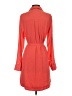 Express 100% Polyester Orange Casual Dress Size S - photo 2