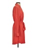 Express 100% Polyester Orange Casual Dress Size S - photo 4