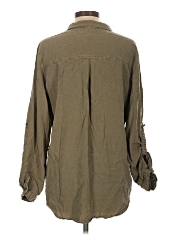 Matty M 3/4 Sleeve Button-Down Shirt (view 2)