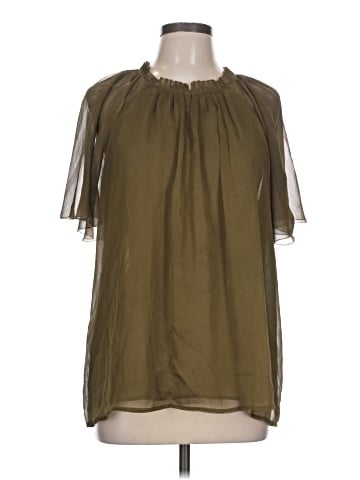 Ann Taylor Short Sleeve Blouse (view 1)