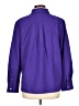 Theory Purple 3/4 Sleeve Button-Down Shirt Size L - photo 2