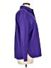 Theory Purple 3/4 Sleeve Button-Down Shirt Size L - photo 4