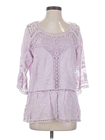 Democracy 3/4 Sleeve Blouse (view 1)