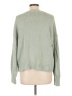 Gap 100% Cotton Solid Green Pullover Sweater Size L - photo 2