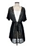 La Blanca 100% Rayon Black Kimono Size XS - photo 1