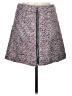 Parker Tweed Blue Gray Casual Skirt Size M - photo 1