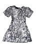 Zara Metallic Silver Dress Size 13 - 14 - photo 1