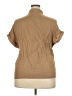 Unbranded 100% Polyester Tan Short Sleeve Blouse Size XXL - photo 2