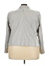 J.Crew Stripes Gray Blazer Size 24 - photo 2