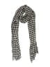 J.Crew Factory Store Checkered-gingham Black Scarf One size - photo 1