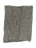 J.Crew Factory Store Checkered-gingham Black Scarf One size - photo 2