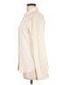 Theory 100% Silk Ivory Long Sleeve Silk Top Size L - photo 5