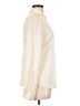 Theory 100% Silk Ivory Long Sleeve Silk Top Size L - photo 4