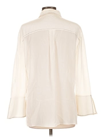 Alice + Olivia Long Sleeve Silk Top (view 2)