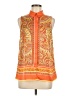 Vince Camuto Orange Sleeveless Blouse Size M - photo 1